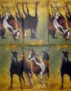 123 Horses - 3-ply - Dala - Sweden